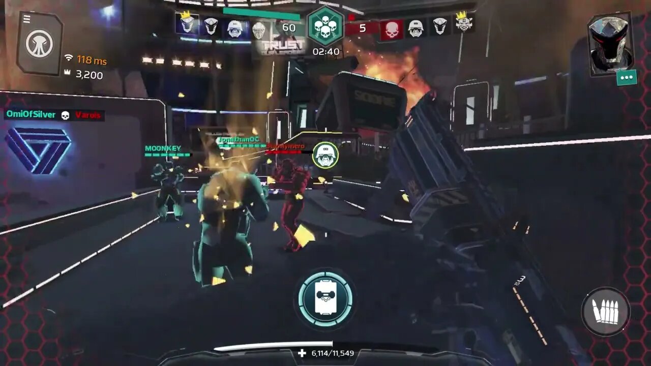 Modern Combat Versus Defenders arena deathmatch as Tower with Clan Jan 28