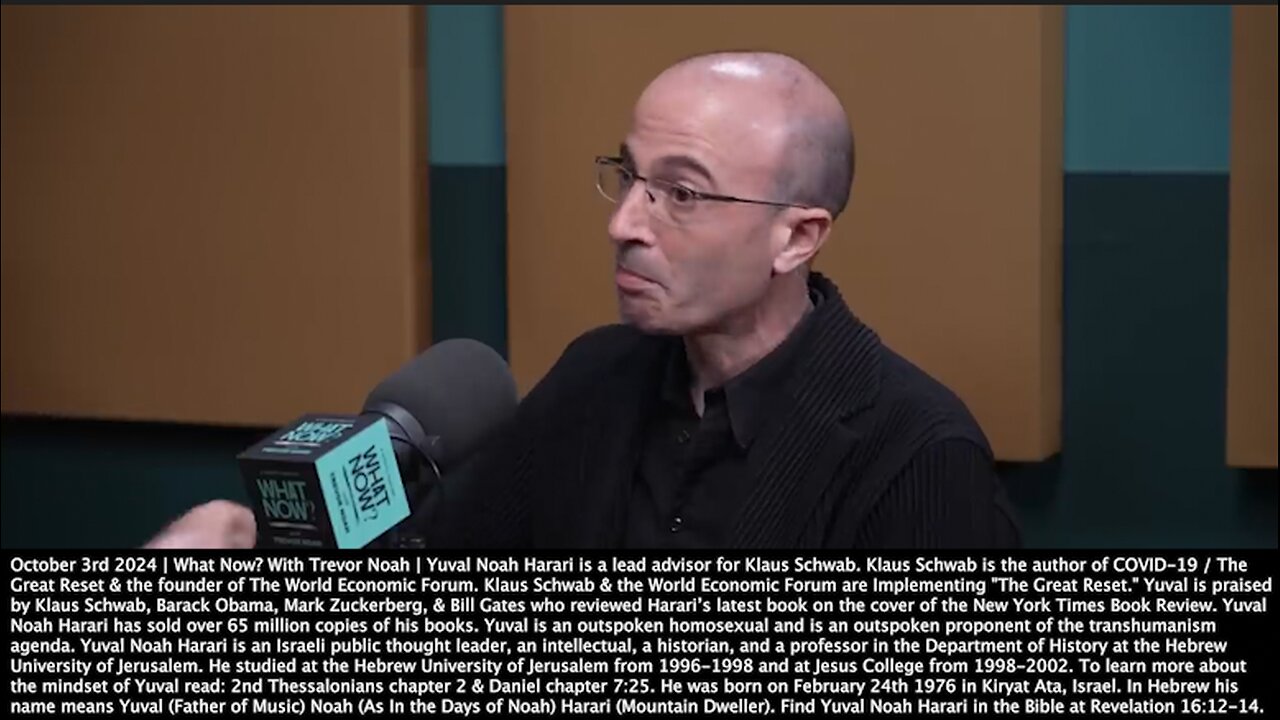 Yuval Noah Harari | "What We Need to Understand Is That We Are Talking About Millions & Billions of New Agents Operating In the World. You Apply to Bank to Get a Loan, It's An AI Deciding. Apply for a Job, It's An AI Deciding."