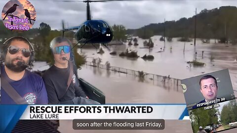 Pilot flying Helene rescue missions in NC threatened with arrest!