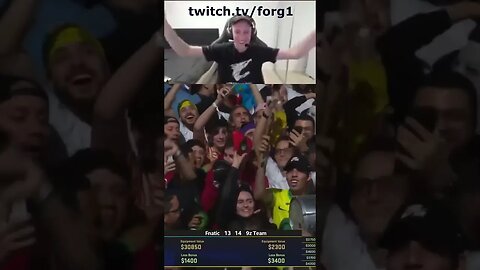 forg1 reagindo ao fallen no meio da torcida