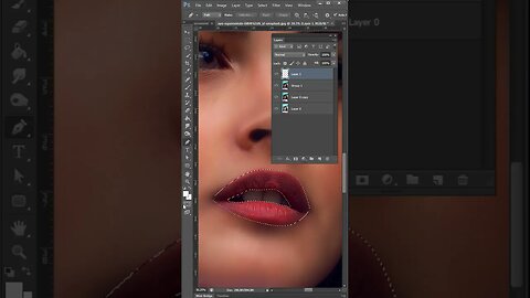 High-End Skin Softening in Photoshop|Remove Blemishes, Wrinkles, Acne Scars,part-2 #shorts #youtube