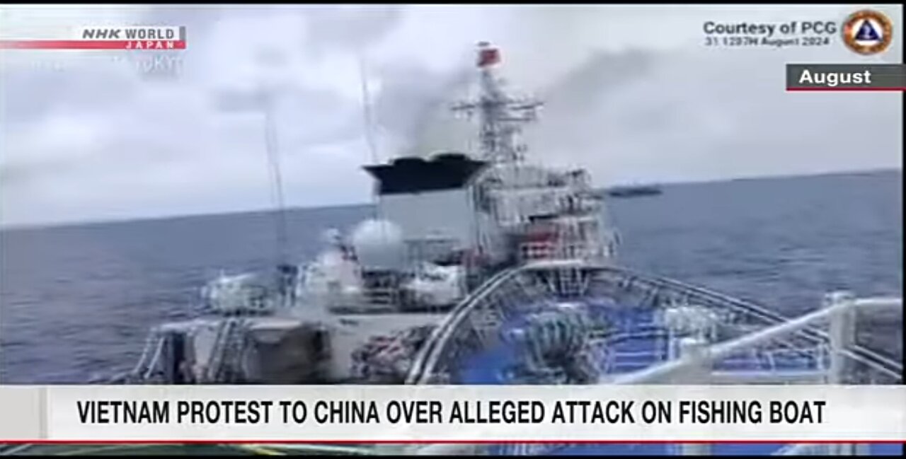 Vietnam protests China over alleged attack on fishing boat