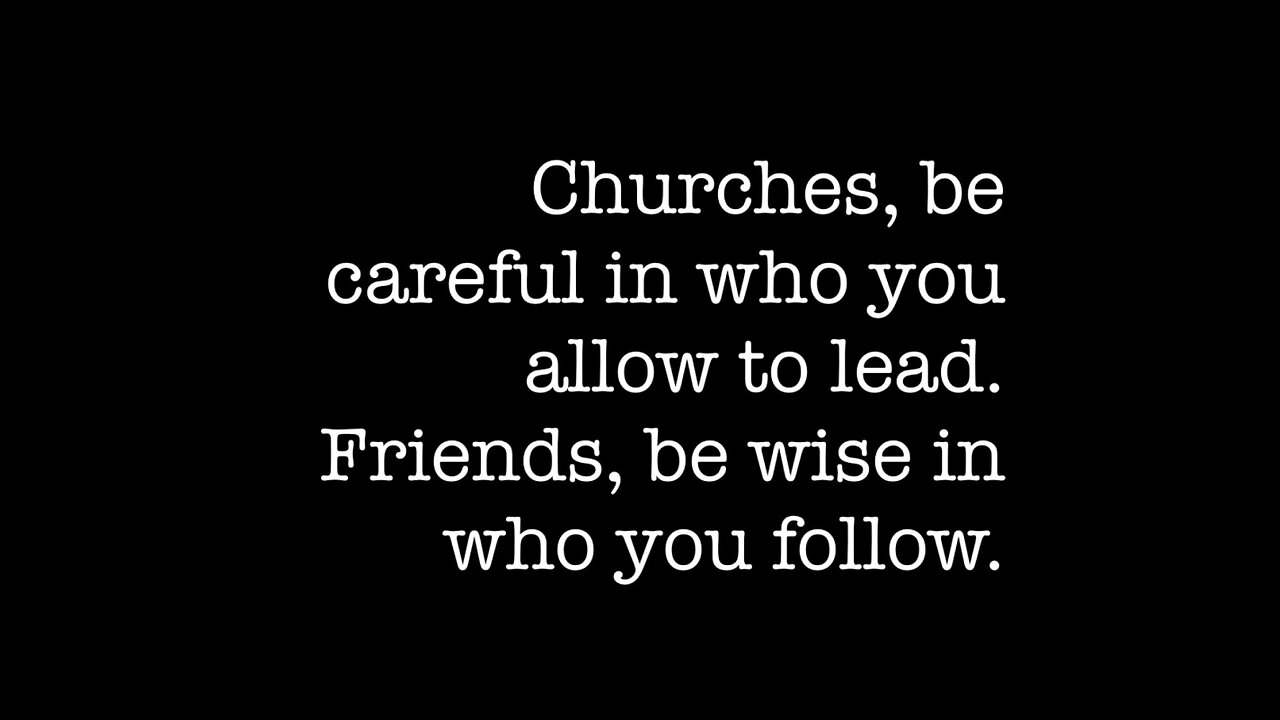 "Beware of Who You Bow To" 9-22-24