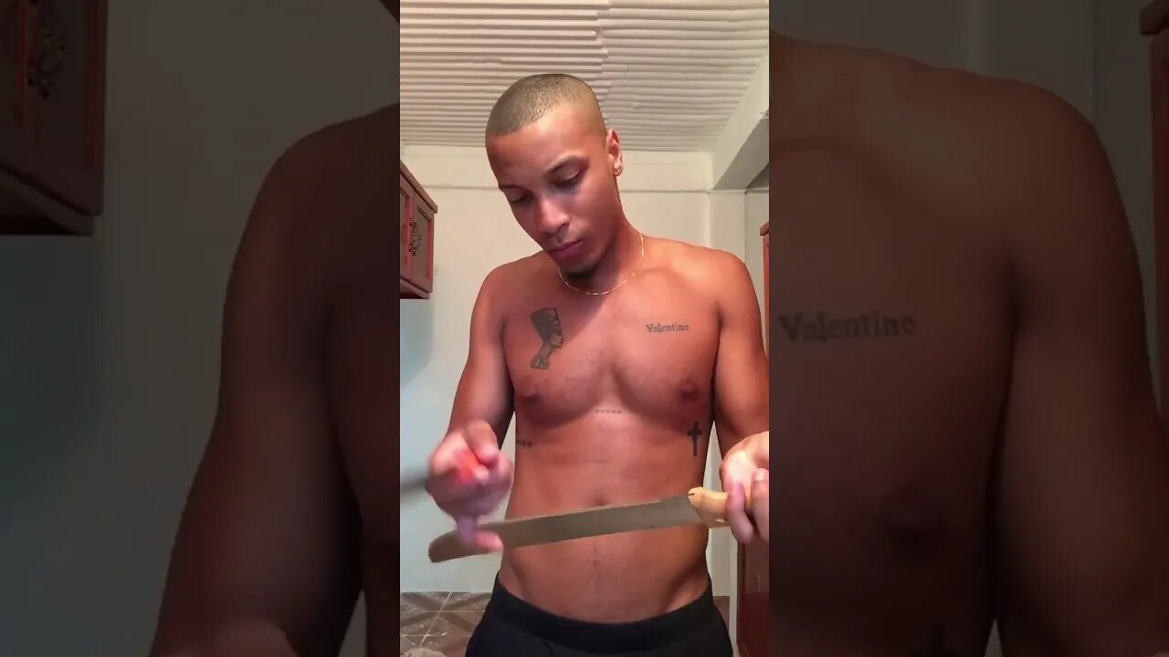How to sharpen your cutlass #shorts