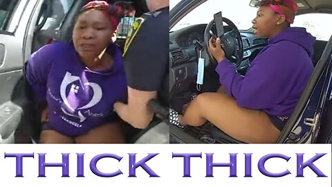 Homeless Thick Chick Acting A Azz at The Gas Station