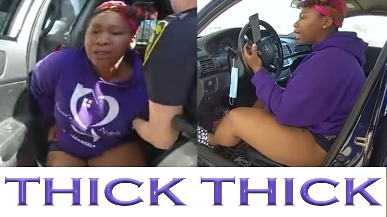 Homeless Thick Chick Acting A Azz at The Gas Station