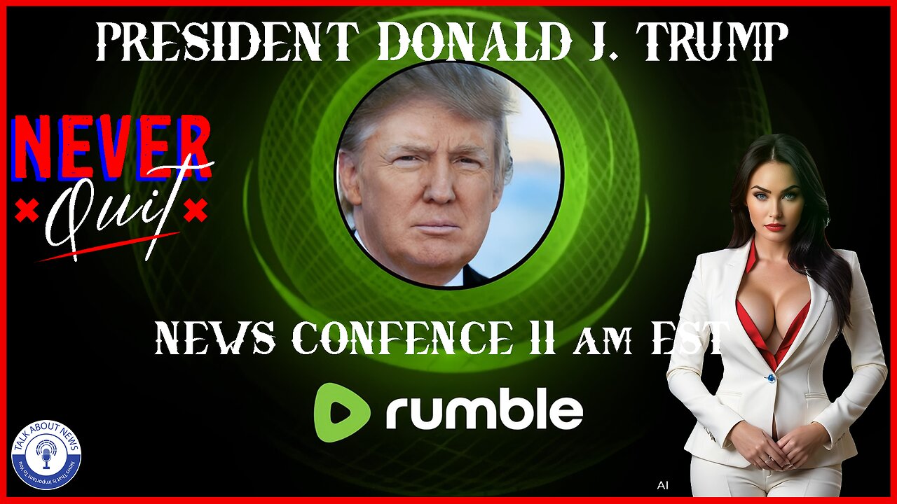 Donald J Trump News Conference Live - We Need To Stand Up & Support President Trump!