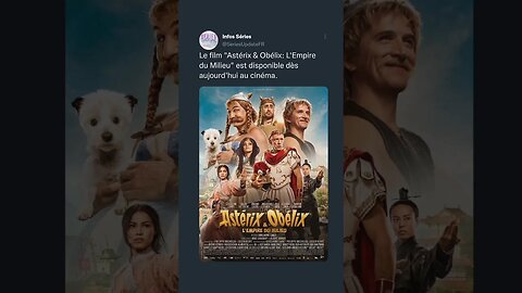 Le film "Astérix & Obélix: L'Empire du Milieu" est disponible dès aujourd'hui au cinéma.