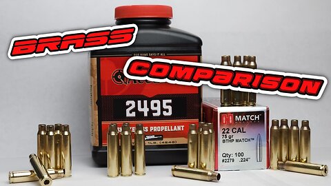 5.56 Brass Comparison Test