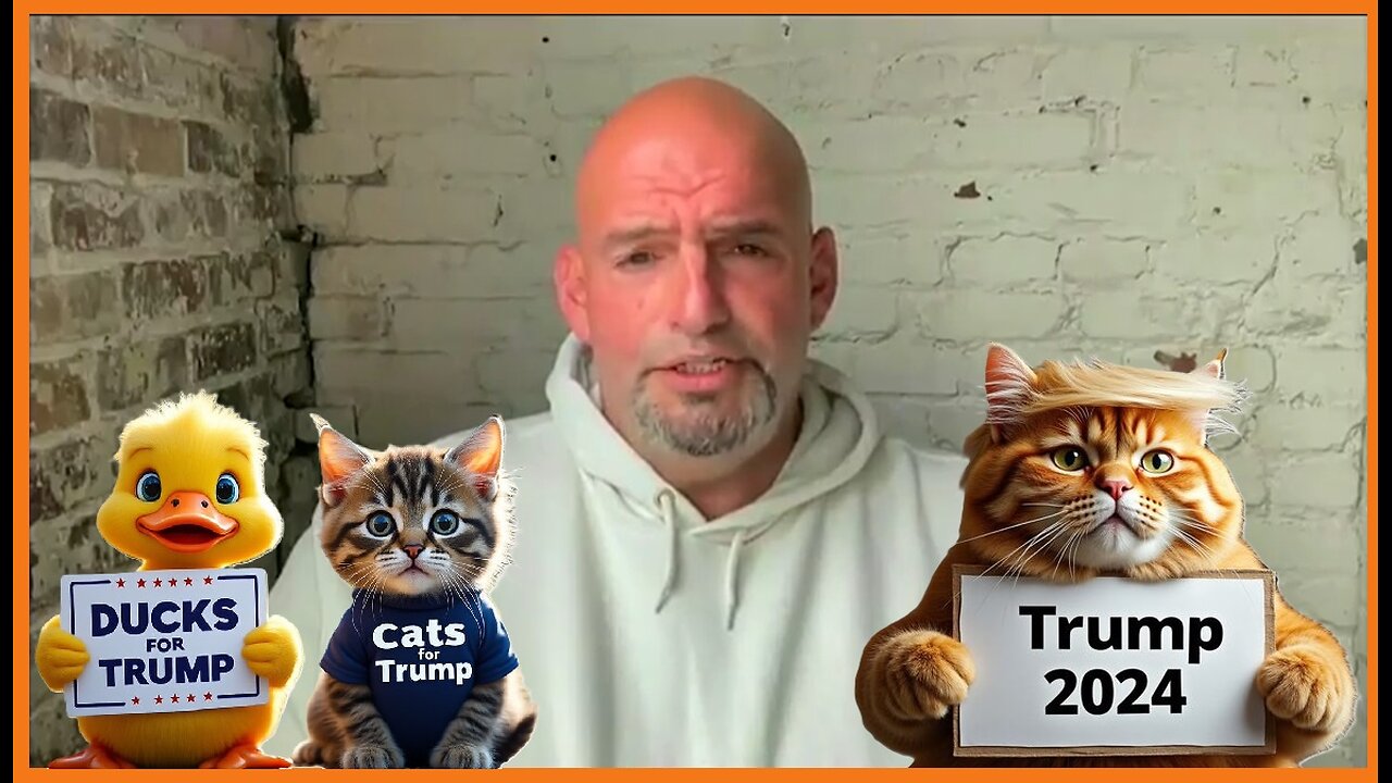 Fetterman goes all in 🐈 🦆 🐕