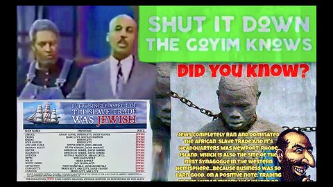 Montel Williams Shuts Goy Down For Noting That Every Single Aspect Of African Slave Trade Was Jewish