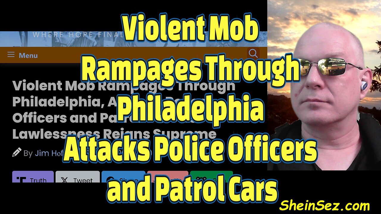 Violent Mob Rampages Through Philadelphia, Attacks Police Officers and Patrol Cars-660