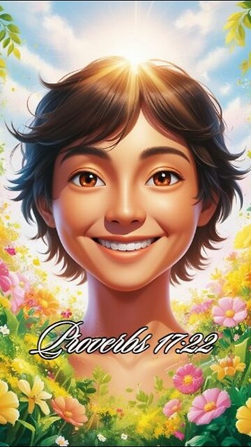 Proverbs 17:22 - A cheerful heart is good medicine, but a crushed spirit dries up the bones.