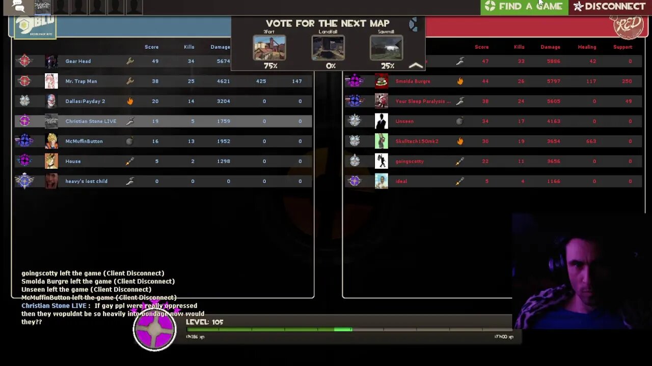 TF2 "Space Lesbians Ruining Everything" Christian Stone LIVE ! Team Fortress 2