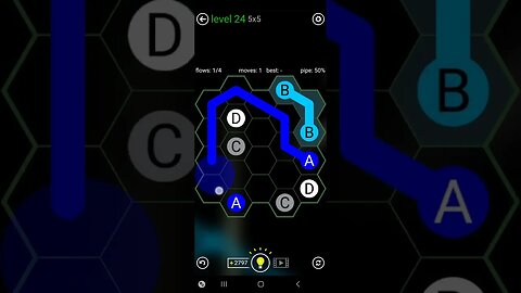 flow free Hexes: easy level 22