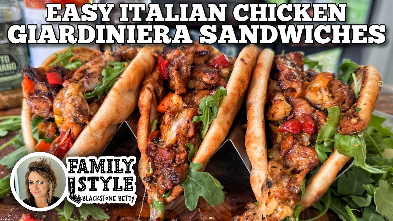 Betty's Easy Italian Chicken Sandwiches