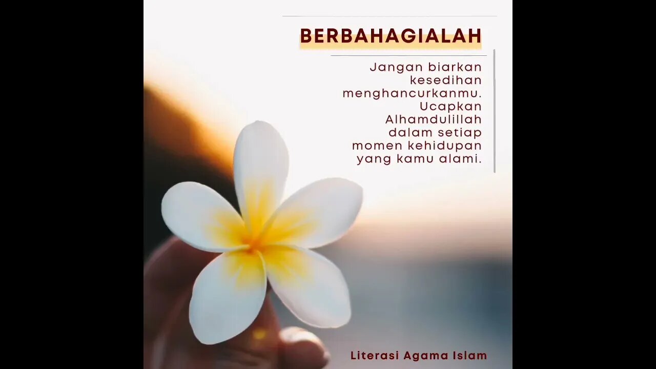 BERBAHAGIALAH