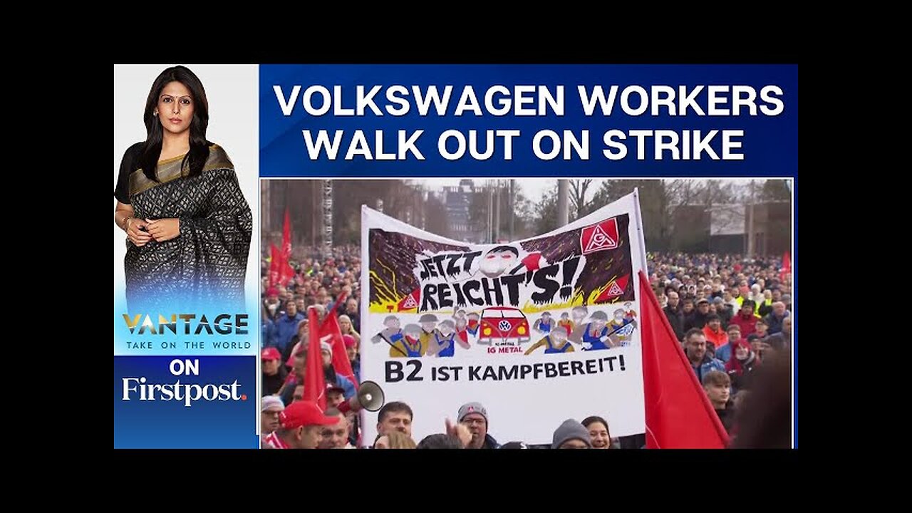 Watch: Thousands of Volkswagen Workers Protest in Germany Over Wage Cuts |Vantage with Palki Sharma