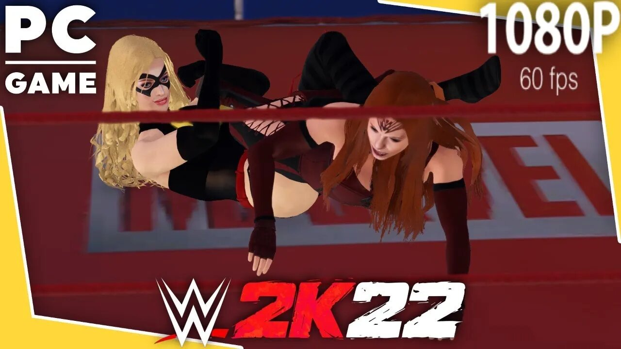 WWE 2K22 |⚡MS. MARVEL V SCARLET WITCH! ⚡| Requested Leg Submission Iron Woman Match [60 FPS PC]