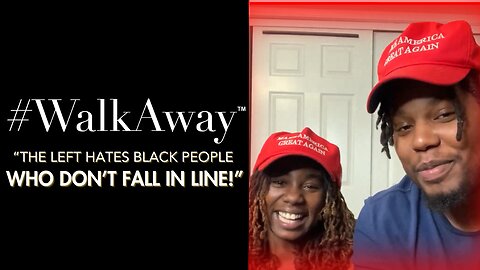 “We’re a married couple who WALKED AWAY from the Democrat Plantation.” 🔥 #WalkAway