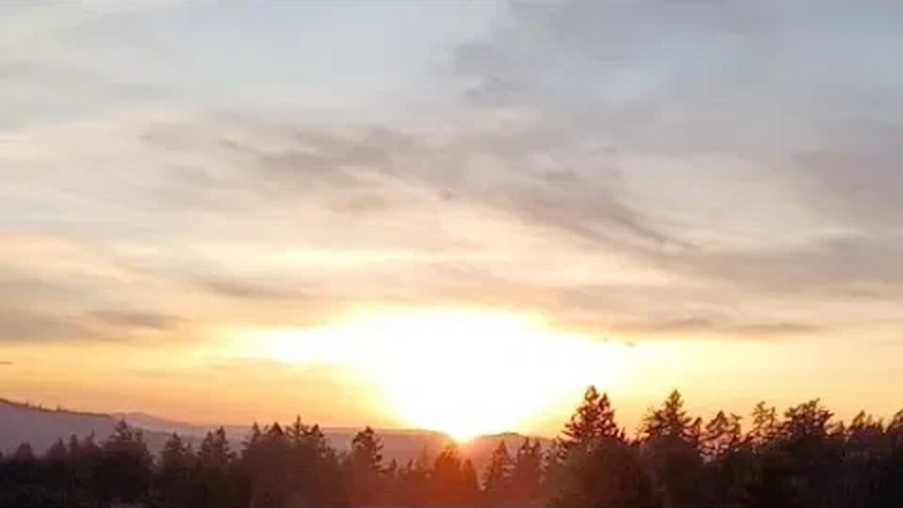 Sunset From Powell Butte Mountain View Trail