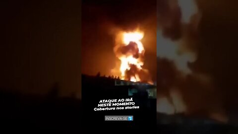 Irã esta sento atacada, varias explosões....