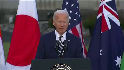 Biden yells who's next while the prime minister of India is standing next to him