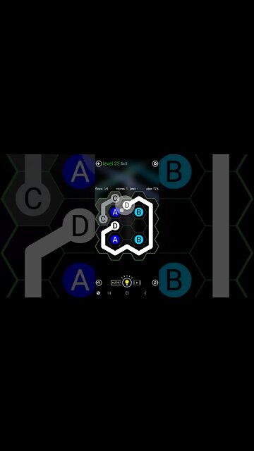 flow free Hexes: easy level 21