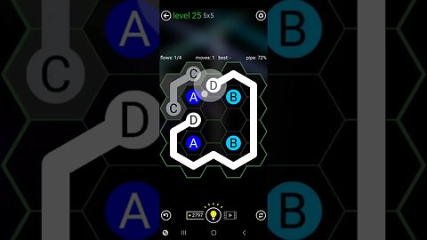 flow free Hexes: easy level 21