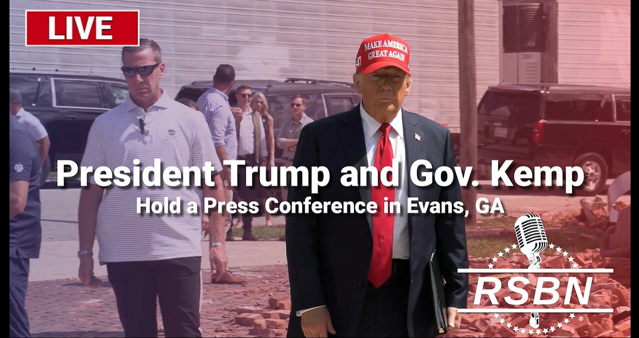 APCO NEWS - LIVE: President Trump and Gov. Kemp Hold a Press Conference in Evans, GA - 10/4/24