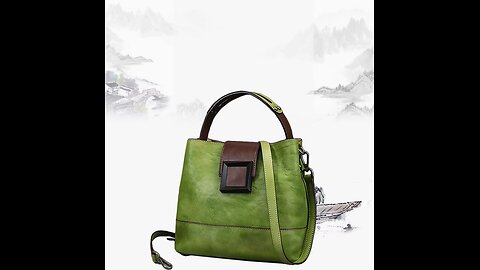 Handmade Classic Heritage Cowhide Shoulder Bag