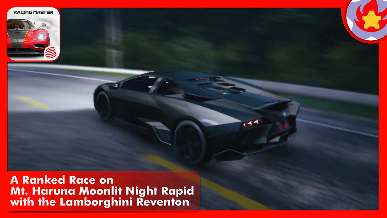 A Ranked Race on Mt. Haruna Moonlit Night Rapid with the Lamborghini Reventon | Racing Master