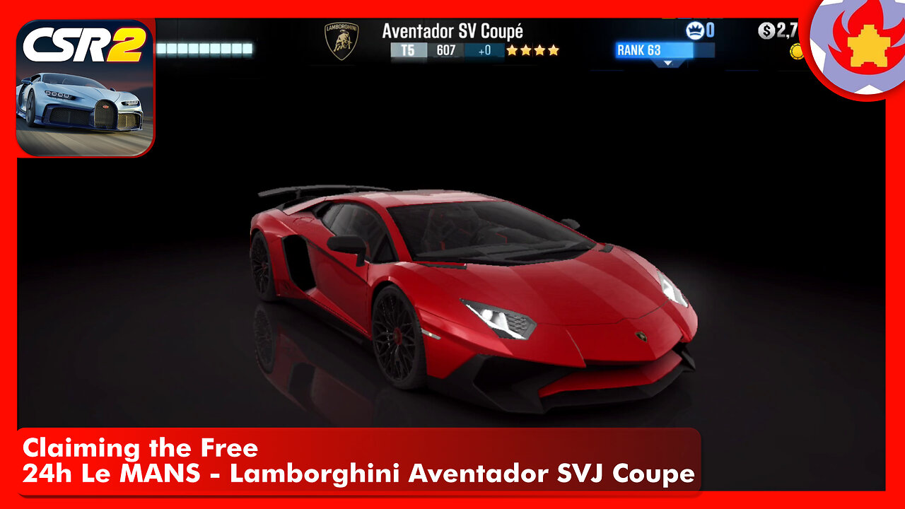 Claiming the Free 24h Le MANS - Lamborghini Aventador SVJ Coupe | CSR Racing 2