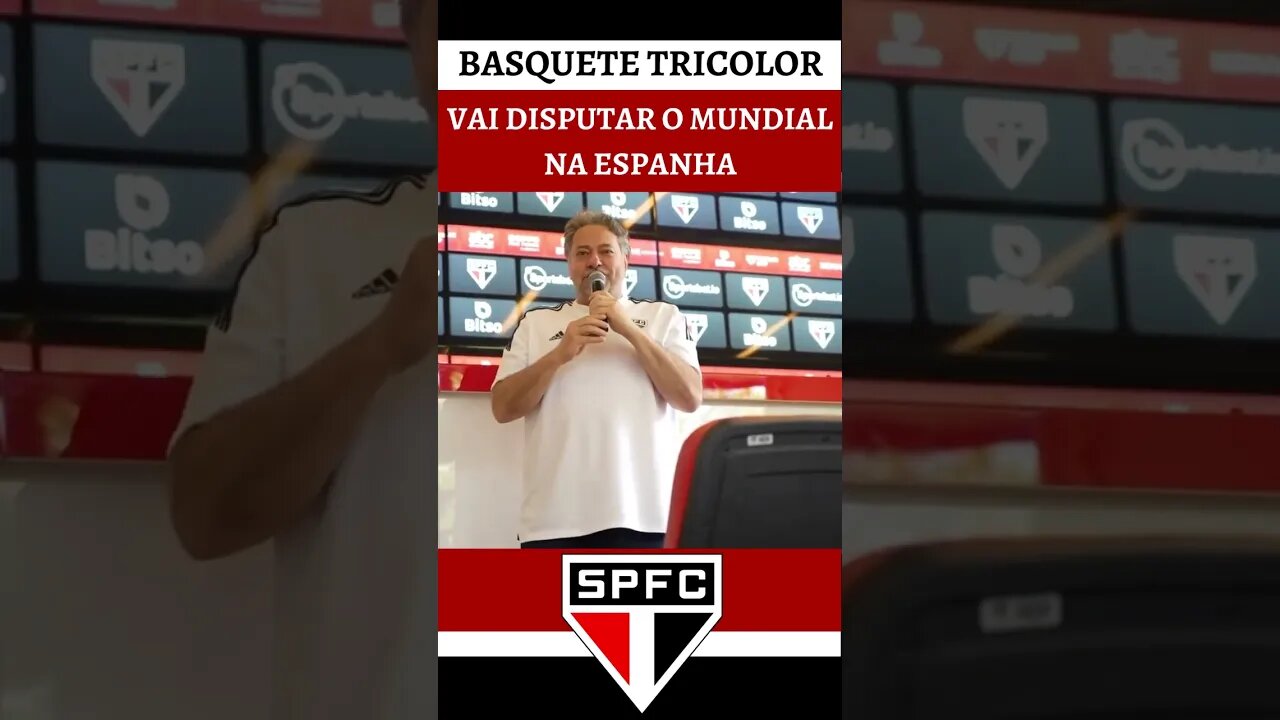 Basquete Tricolor Vai Disputar Mundial na Espanha #spfcxtvbr #basquete #esporte