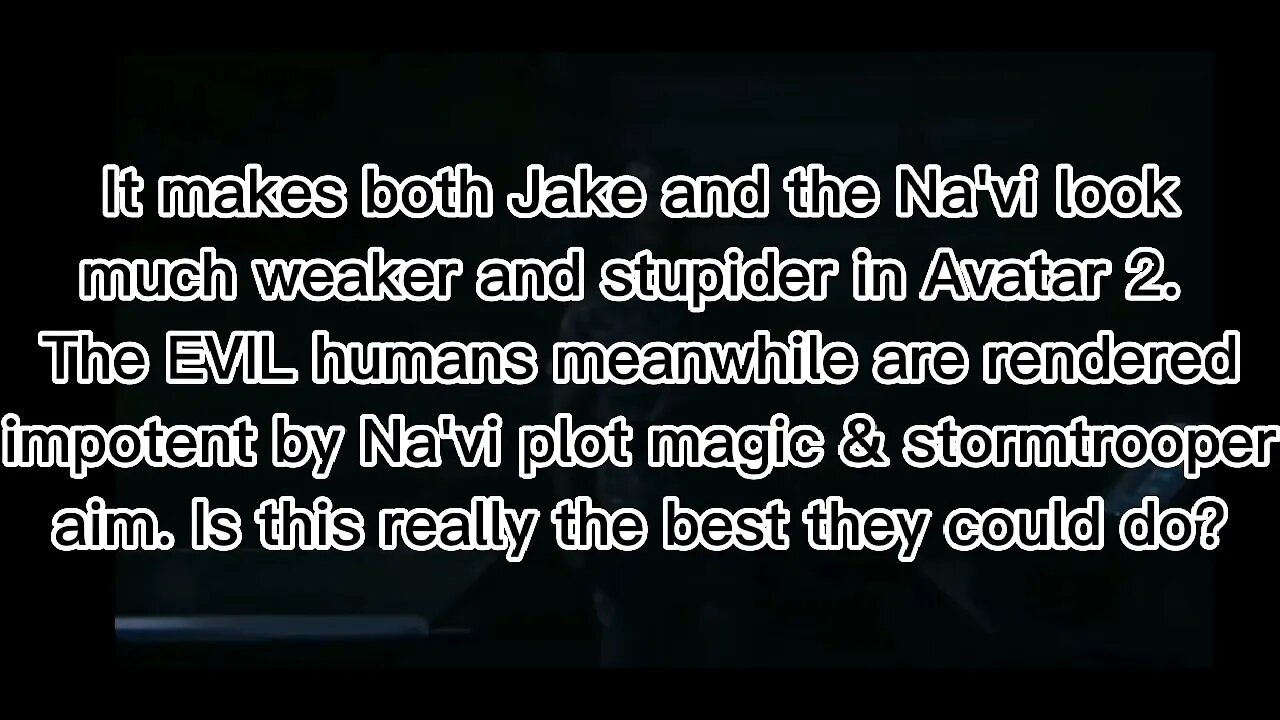 Avatar 1 is much stronger as a story then #avatar2