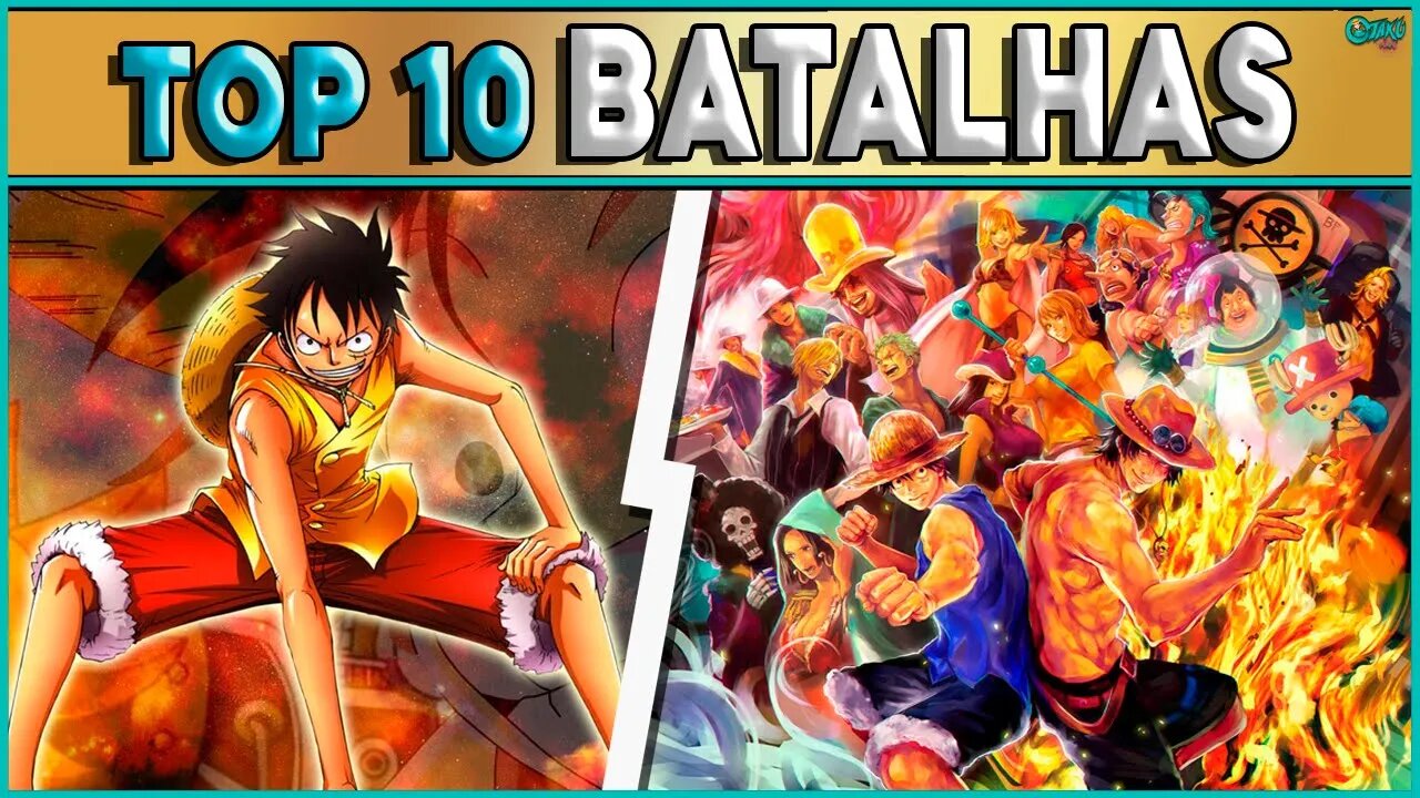 AS MELHORES E EMOCIONANTES LUTAS EM ONE PIECE (TOP 10)