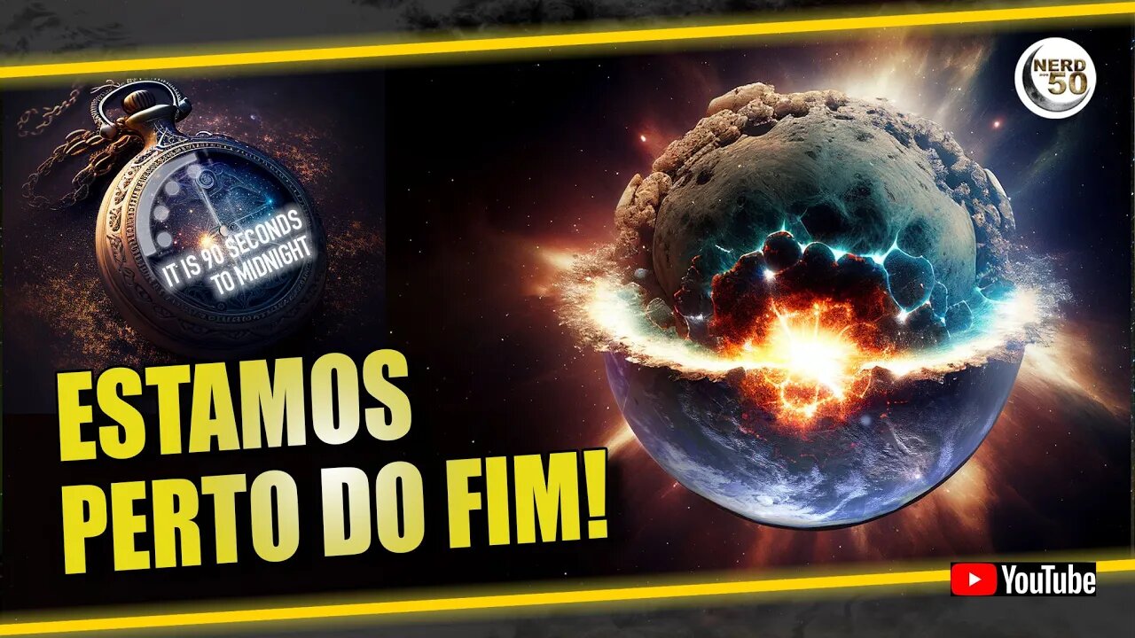 O Relógio DO ARMAGEDDON acelerou - estamos próximos do FIM DO MUNDO #relogiodoarmagedon