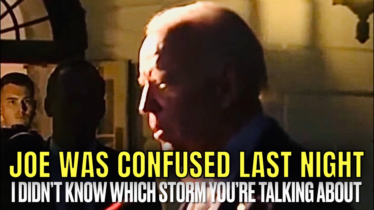 WOW! Confused Joe Biden FORGOT about the Hurricane Already 🤦‍♂️