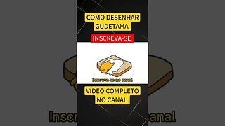 COMO DESENHAR GUDETAMA FÁCIL #desenho #shorts #gudetama