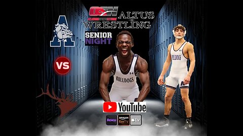 🔴LIVE Altus vs Elk City Wrestling 2023 (Senior Night)