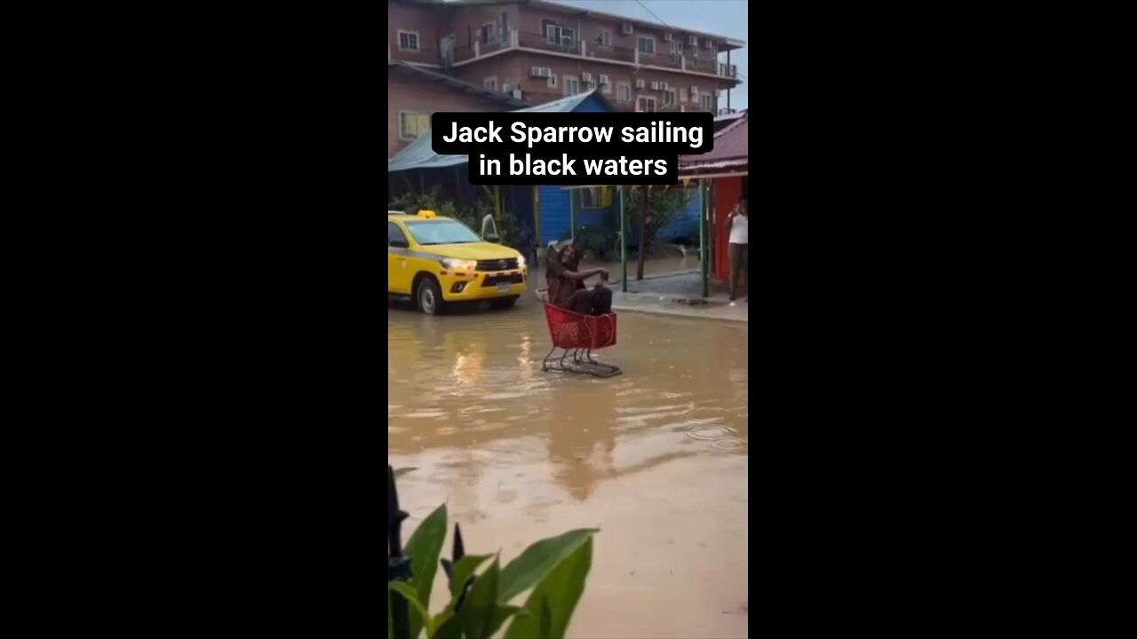 Jack Sparrow sailing in black waters💀🤣