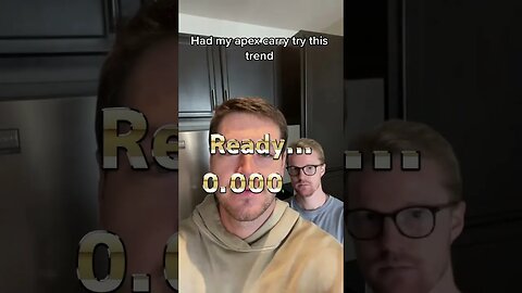 I Had My Apex Carry Test His Reaction Time