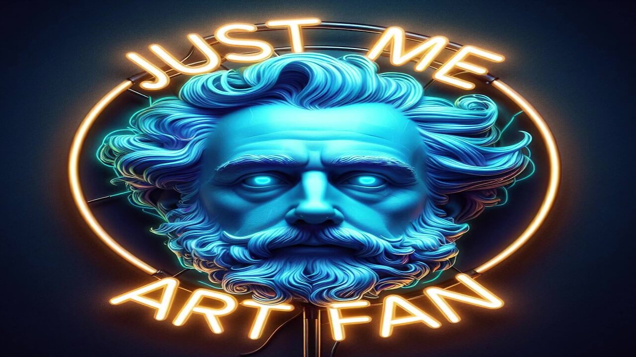 Just Me Art Fan show i make things come say hi