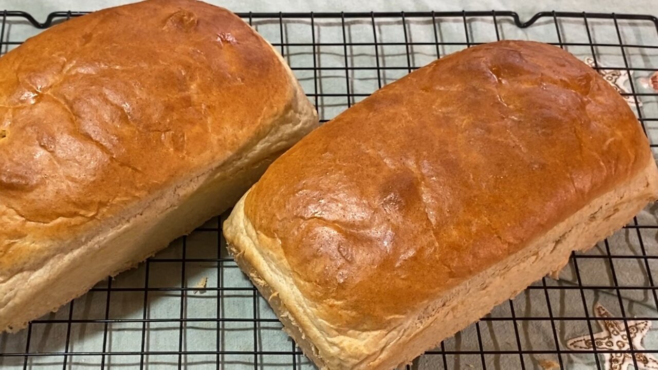 Honey Wheat Bread using Hand Mixer and Slap & Fold