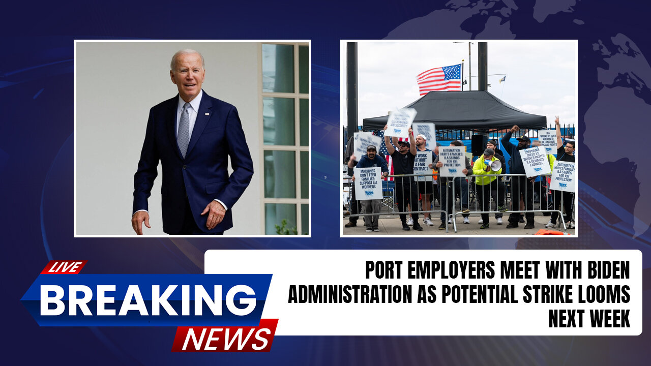 Biden's Admin in Talks with Port Employers: Strike Next Week?