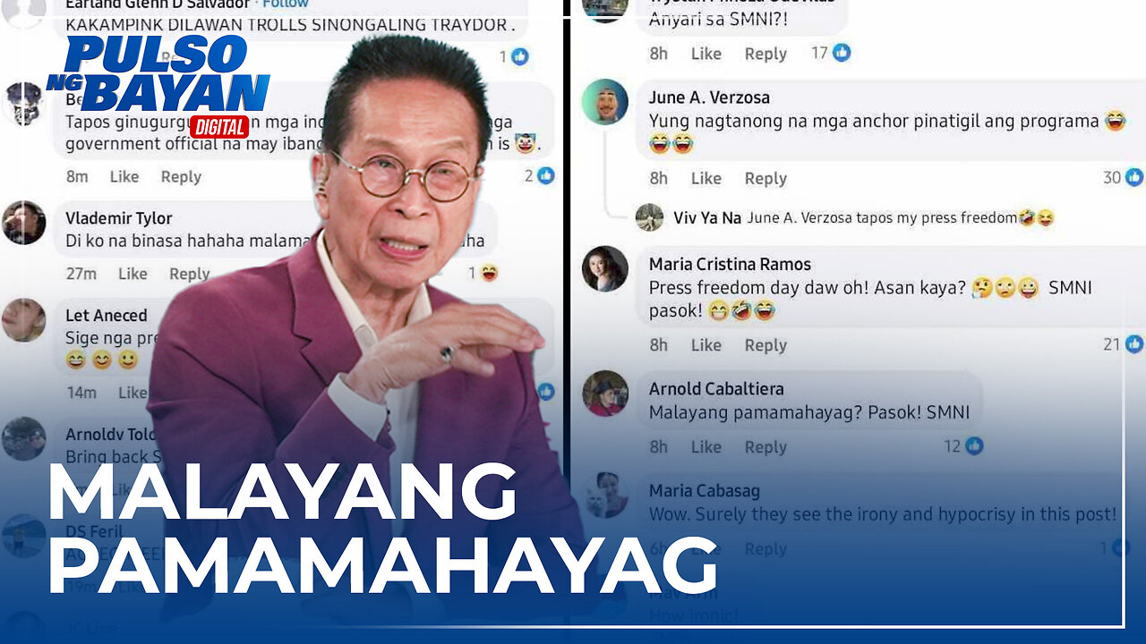 Mga netizen, nag-react sa pahayag ni PBBM patungkol sa World Press Freedom