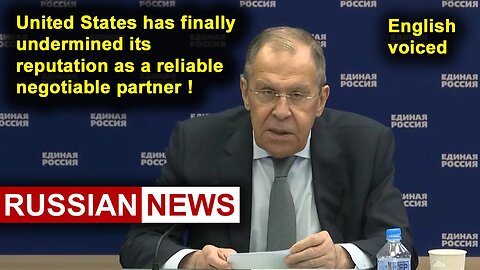 United States has finally undermined its reputation as a reliable negotiable partner. Russia Ukraine