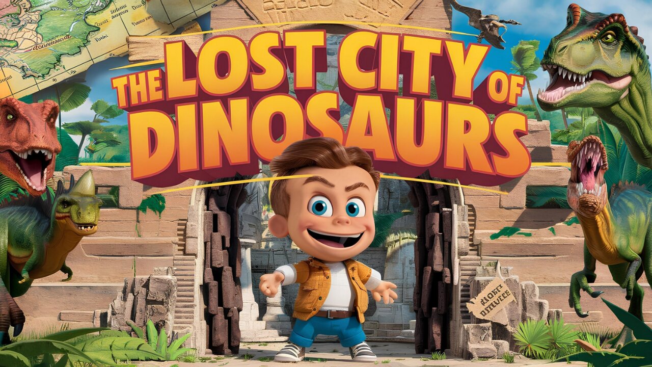 The Lost City of Dinosaurs: Tommy's Magical Adventure in a Hidden Jungle