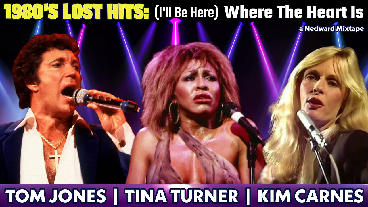 Tom Jones, Tina Turner & Kim Carnes - I'll Be Here Where the Heart Is (1983)