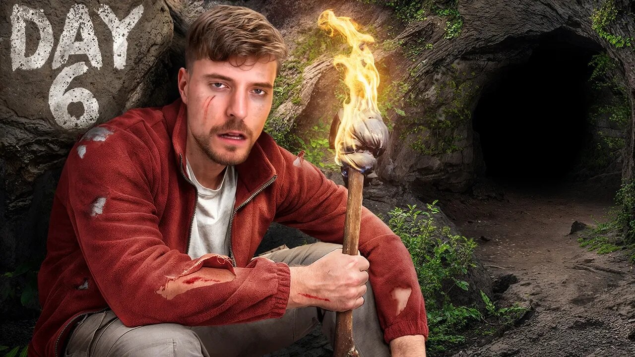 mr beast 7 days in cave challenge